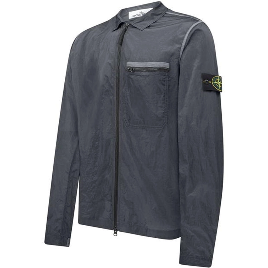 Stone Island Nylon Metal Overshirt - Blue